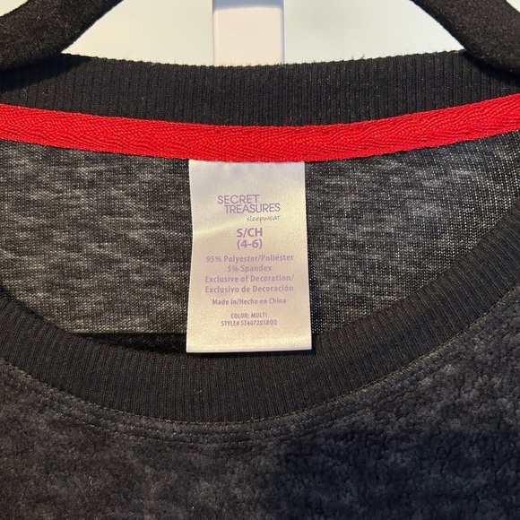 Super Soft Candy Cane Sleepwear Top - Picture 3 of 4